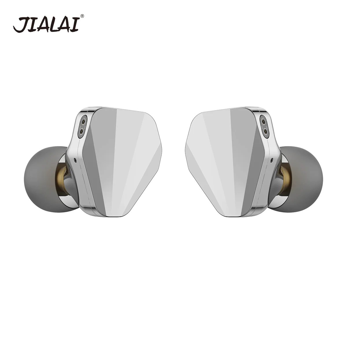 JIALAI Carat In-ear Earphone 10mm Titanium Plated DLC Dynamic HiFi  Detachable 0.78 2Pin Wired Music Sport Audiophile Earbud IEM