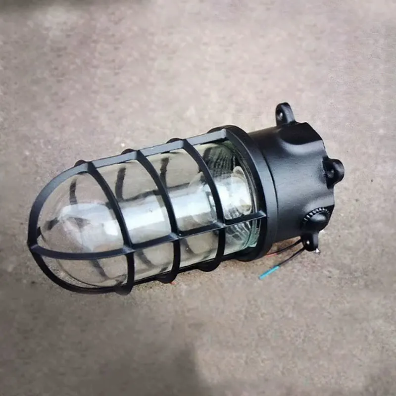 

Ретро кабина корабль взрывозащищенный промышленный ветер уличный потолочный светильник коридор двор коридор литой алюминий E27