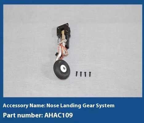 Rétraction électronique d'autocollants de train d'atterrissage de couverture de palette d'ailes principales de corps d'accessoires de T-28 de la flèche bleue 1100mm