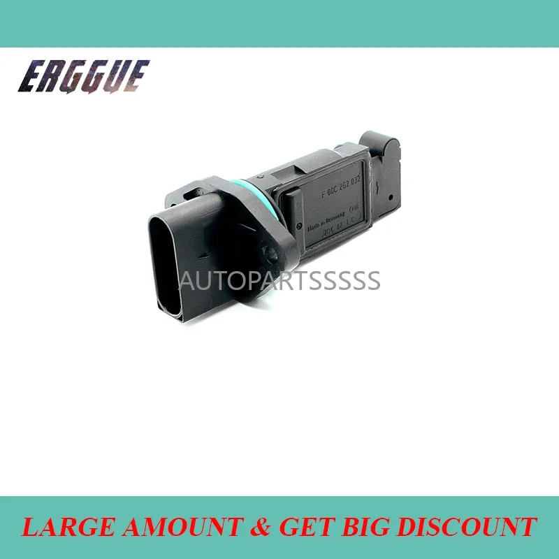 High Quality Original  F00C2G2032 06A906461A For Volkswagen Beetle Golf Jetta GL For Audi MAF Mass Air Flow Sensor