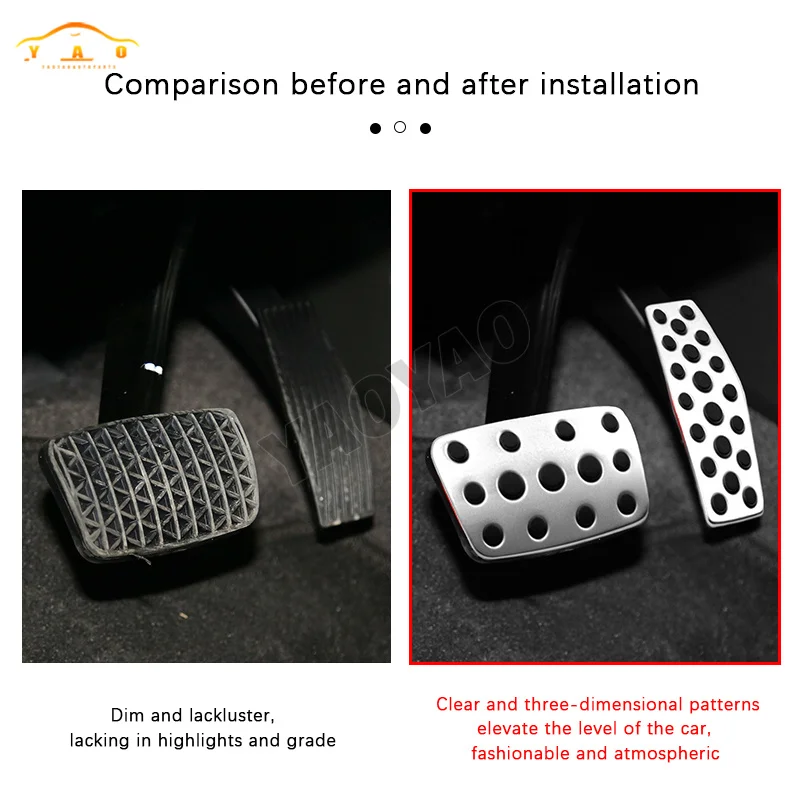 دواسات السيارة الغاز الفرامل الراحة غطاء مراتب مضاد للماء عالي الجودة لشروليه كروز تراكس ماليبو لأوبل موكا 2013-2015 مسند القدم وسادة الدواسة