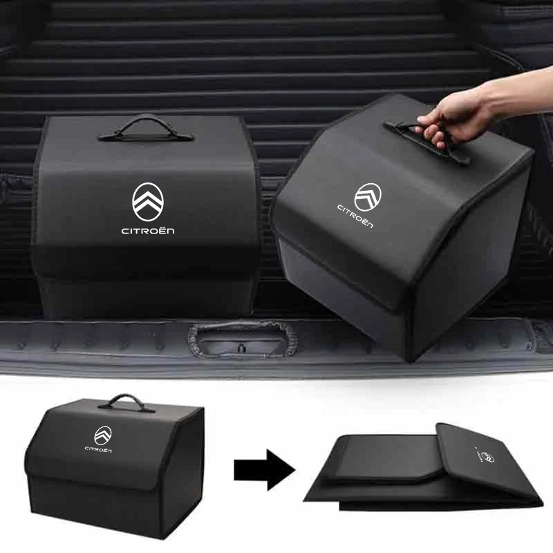 

Car Trunk Storage Box Organizer Foldable Stowing Tidying Container Bag For Citroen C4 C3 C5 C1 C2 VTS Berlingo Celysee Xsara