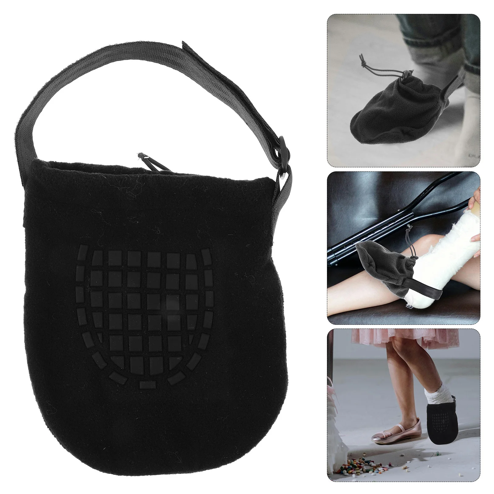 

Cast Toe Cover Soft Silicone Non Slip Protective Cast Socks Foot Cover Adjustable Broken Toe Support Broken Foot Accessories