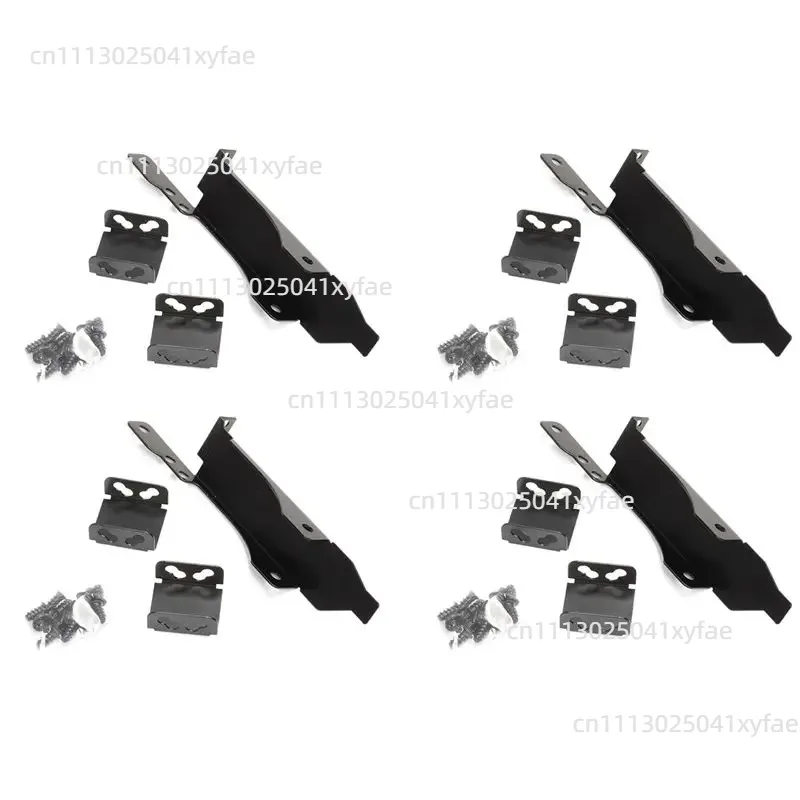 4X Dual Fans PCI Slot Mount Bracket, Cooling Heatsink for 80/90/120MM Graphics Card Fan