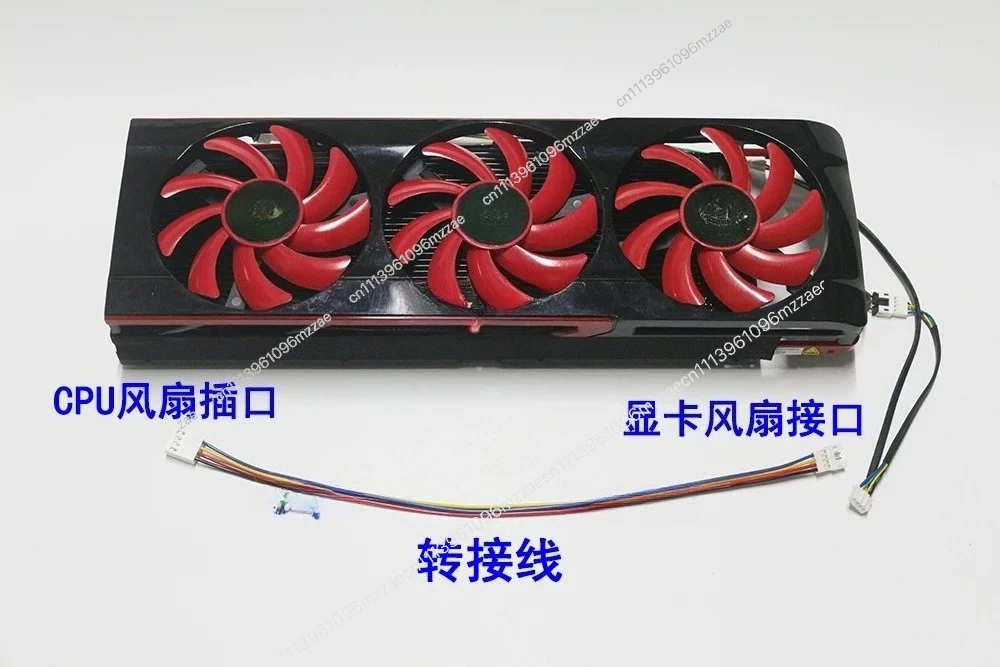 P40 M40 K80 P100 Graphics Card Cooling Modification Three Fan Version 9CM Ultra-thin image 2