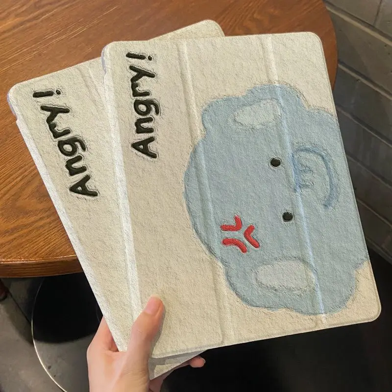 

New IPad Case for 11th A16 2025 Air7 Air6 Pro 11in Cute Puppy Case with Pen Slot Mini7/6 8.3in Air4/5 10.9 10th 9th 10.2in Case