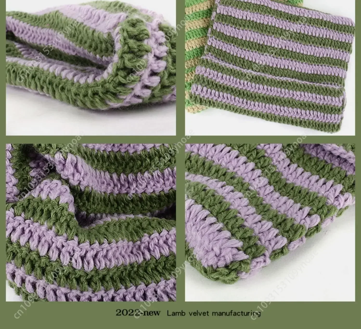 หมวกโครเชต์หมวกแมว Vintage Beanies Fox หมวก Grunge อุปกรณ์เสริม Slouchy Beanie ผู้หญิง Man กิจกรรมกลางแจ้ง Unisex ปรับ