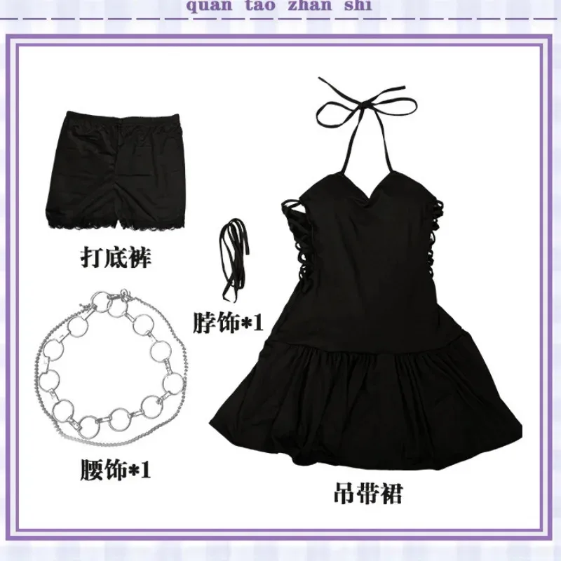 AIAI 2025Tsukiyomi Utau تأثيري أنيمي شوجو شارا زي شعر مستعار أداء النساء تحويل الملابس فستان حفلة الهالوين #4