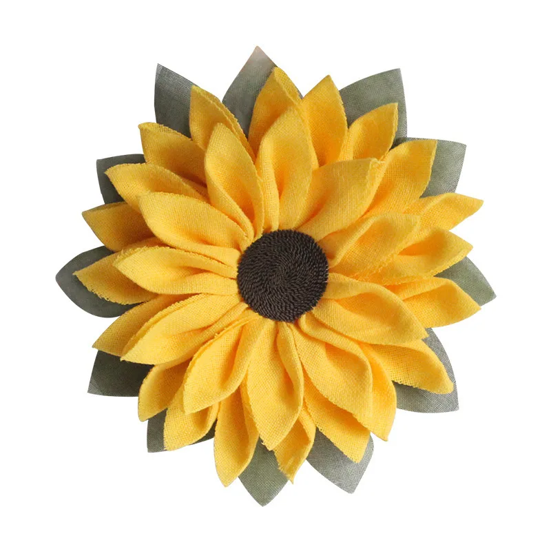 

Sunflower Wreath for Front Door Decoration Wall Hanging Simulation Home Fabric Sign, Thanksgiving Sunflower