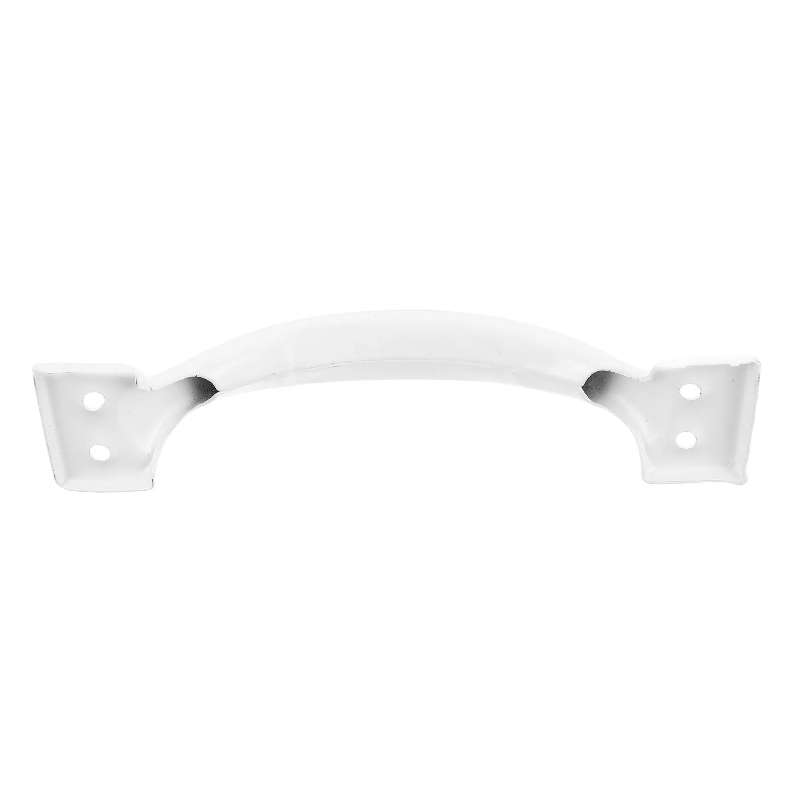 White Vintage Bow Pull Handle Iron Surface Mount Door Pull for Interior Exterior Wooden Doors Rustic Farmhouse Cabinet Drawer