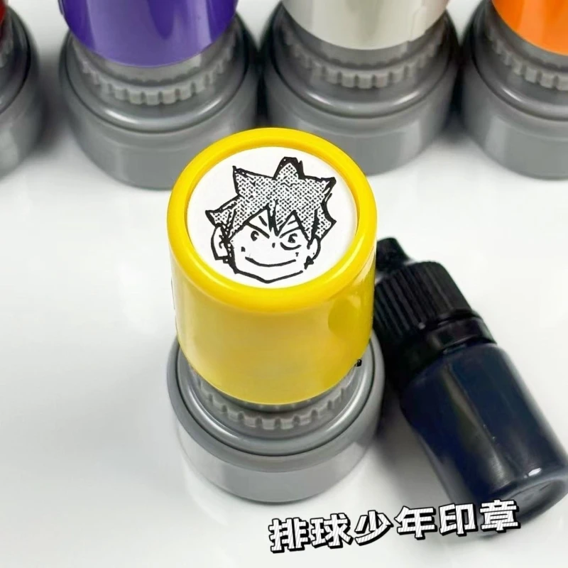 New Haikyu Kozume Kenma Oikawa Tooru Hinata Shoyo Seal High Color Value Creative Cartoon Printing Oil DIY Decorative Hand Book - view 6