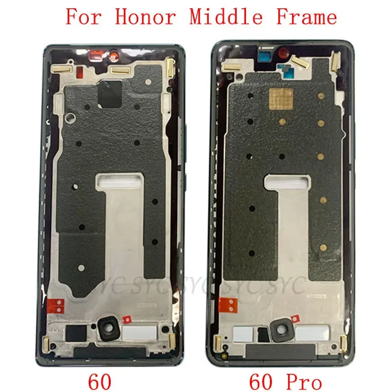 

Middle Frame Housing LCD Plate For Honor 60 Pro Phone Metal LCD Frame Bezel Repair Parts