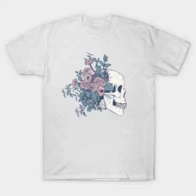 

Floral Skull beauty T-Shirt S-5XL Fast Shipping