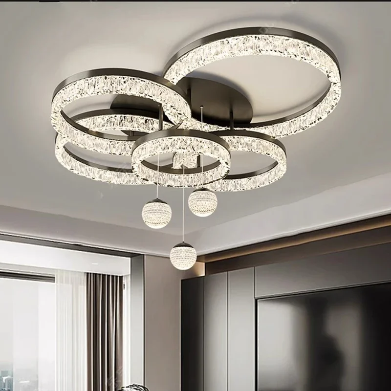 

Modern Simple Led Pendant Lights Dimmable for Living Dining Room Coffee Tables Bedroom Chandelier Home Decor Lusters Luminaires