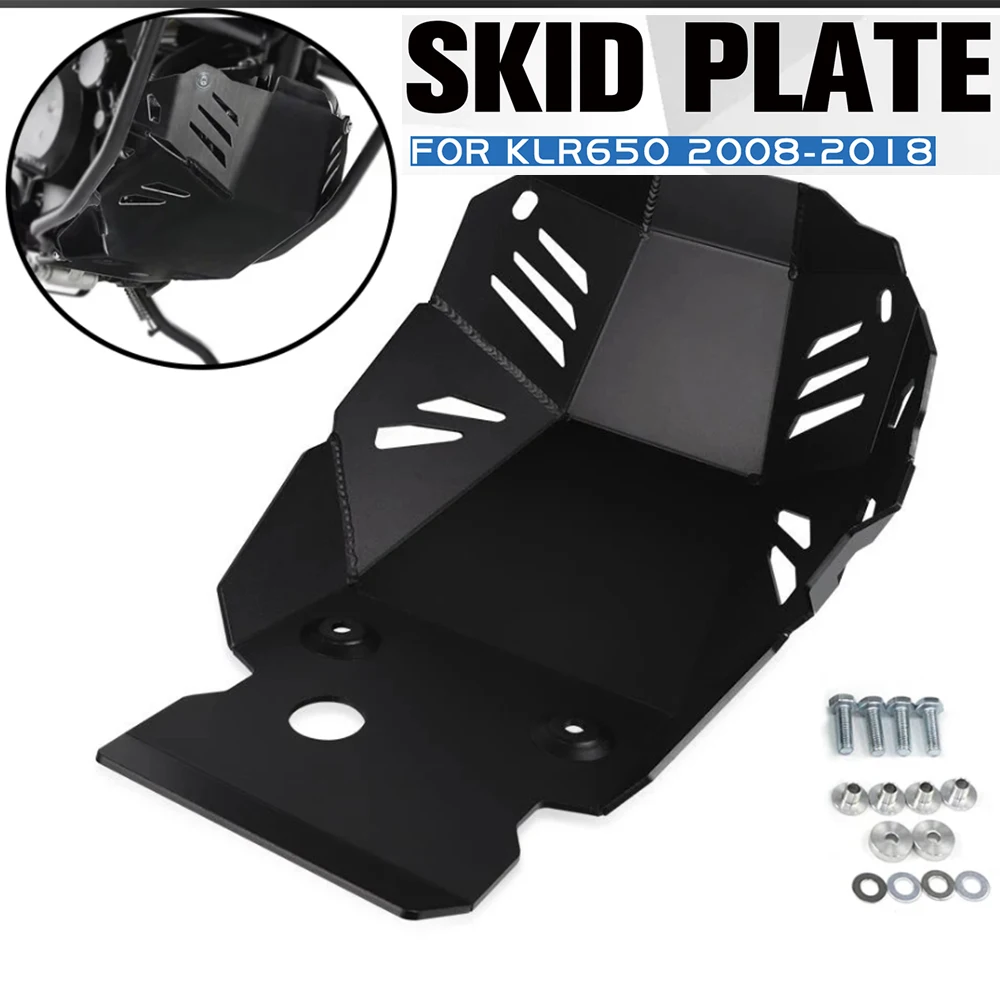 

Motorcycle Skid Plate Belly Pan Protector Engine Chassis Guard Bash Plate Cover For Kawasaki KLR650 KLR 650 KL650E 2008-2022