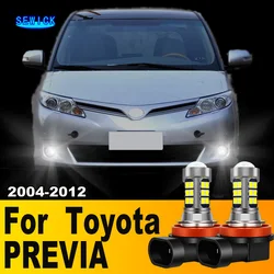 2Pcs LED Lamp Car Front Fog Light Accessories For Toyota PREVIA 2004 2005 2006 2007 2008 2009 2010 2011 2012