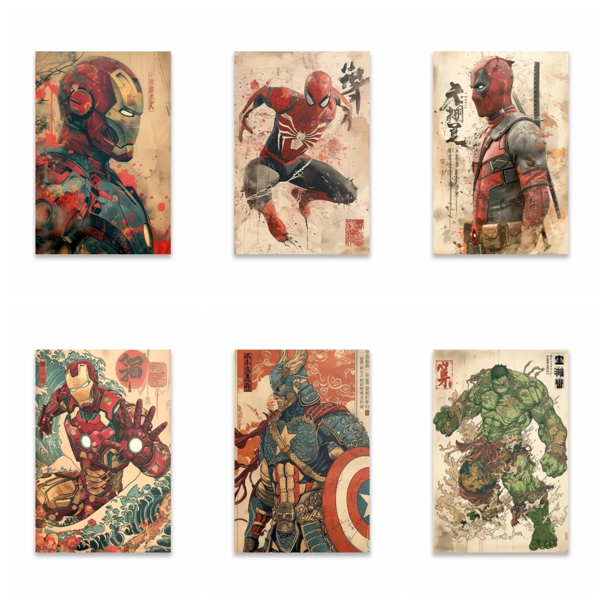 I-Iron M-Man S-Spider M-Man Oil Painting By Numbers Home Decor Modern Wall Decor for Living Room Bedroom Perfect Gift No Frame