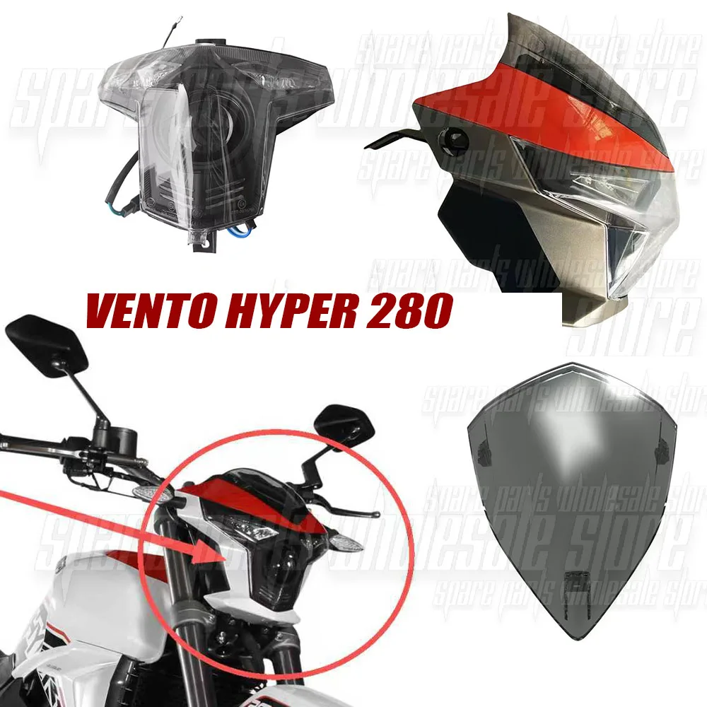 Conjunto de faros para motocicleta, foco Original nuevo para Vento Hyper 280 Hyper280 280Hyper, lámpara para motocicleta