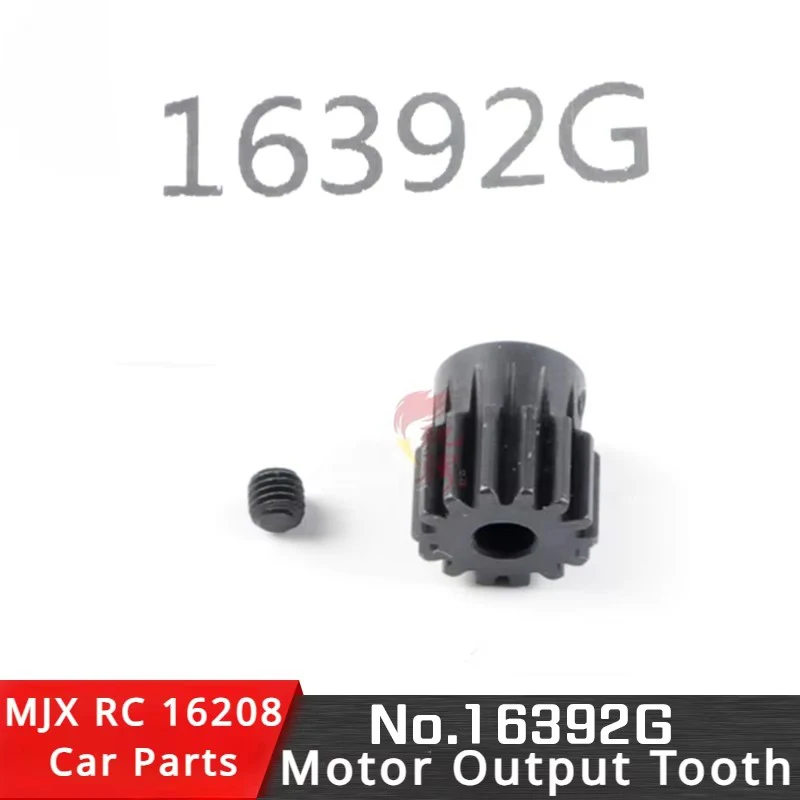 mjx-rc-car-parts-16392g-versao-de-reforco-saida-do-motor-dente-de-aco-conjunto-de-engrenagem-principal-cnc