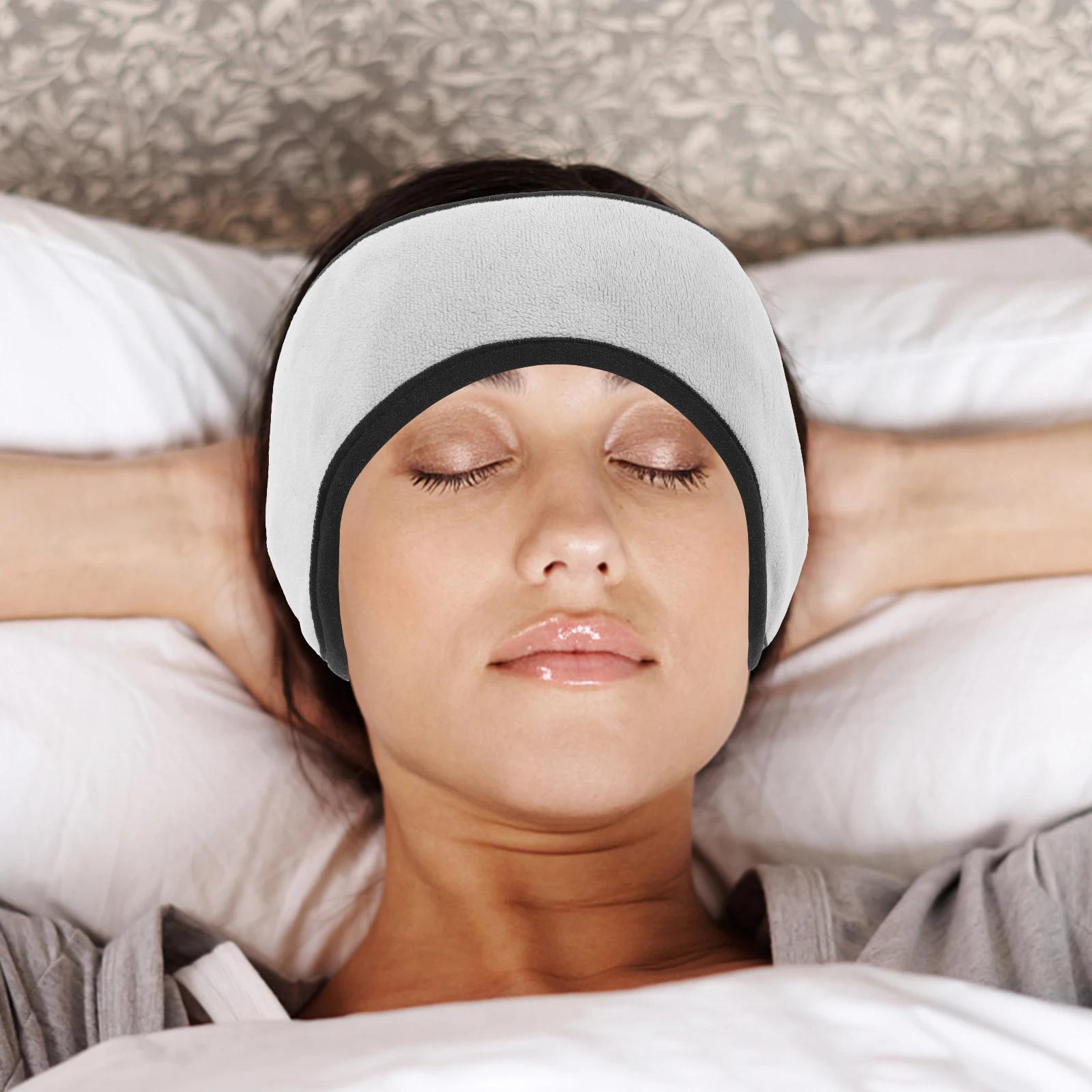 

2 -In-1 Warm Earmuffs Covers for Sleeping Winter Mask Earplugs Warmer Cold Weather Headbands Cotton Men Christmas Baby