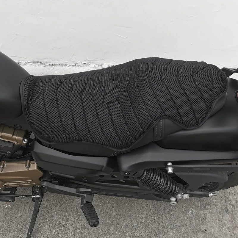 Motorcycle Cushion Cushion Cover Shock Absorbing Sunscreen Waterproof Breathable Heat Dissipation Accessories