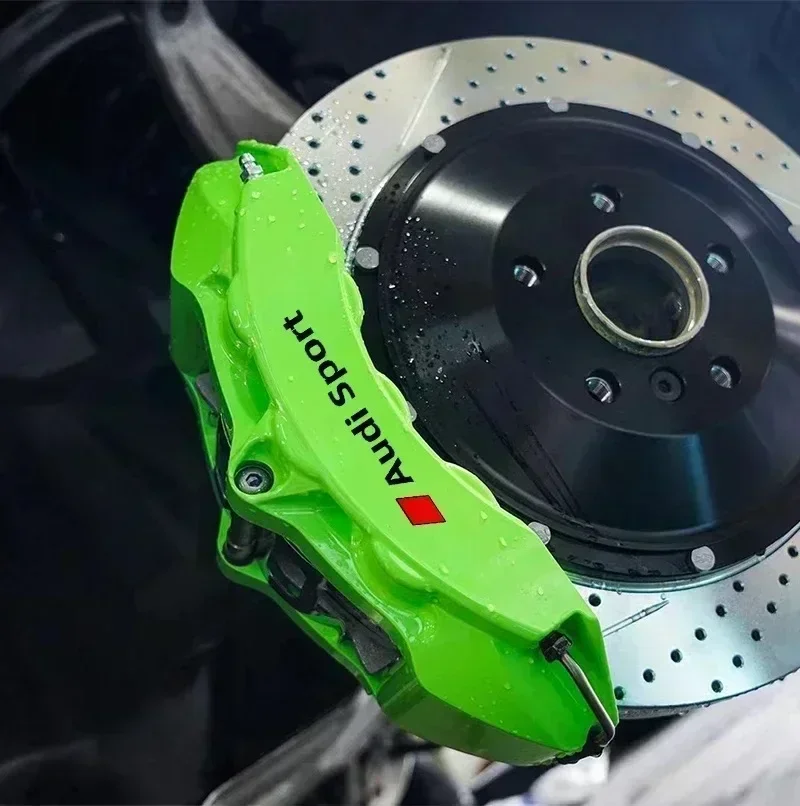 Car Brake Caliper Sticker Heat Resistant Decals Audi sport Sticker for S3 S4 S5 S6 S7 S8 RS3 RS4 RS5 RS6 RS7 RS8 Q5 Q6 Q7 Q8 A7 view 2