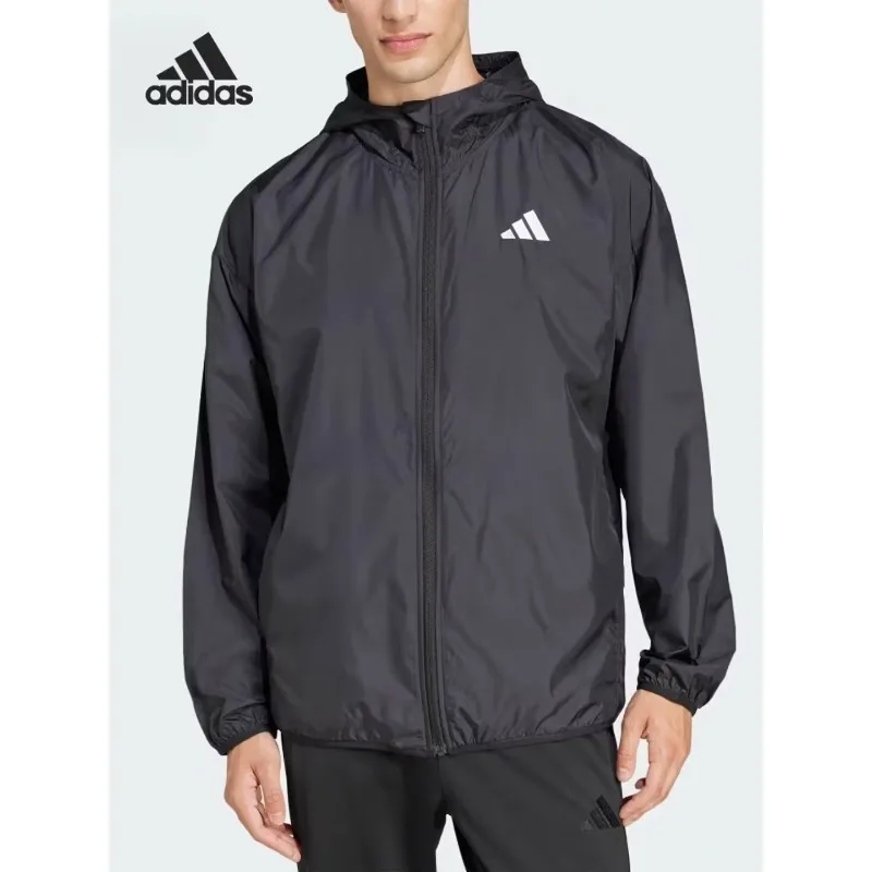 Adidas Woven Patchwork Wind Jacket Spring Urban Aesthetic Travel Casual Daily Outer TopJF3687 1PCS