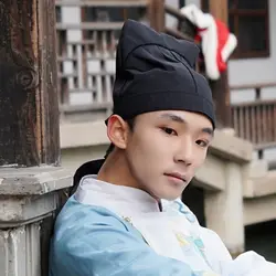 Adult Swordsman Hanfu Hat Black Traditional Chinese Ancient Men Cap Cosplay Tang Ming  Scholar Costume Song Dynasty