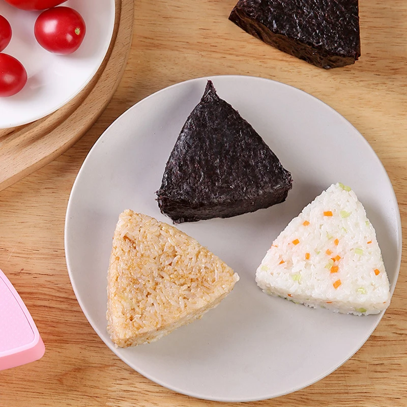 Onigiri Mould,Large Rice Mold Maker Kit, Non Stick Rice Mould For Kid Lunch,Kitchen, Portable Rice Ball Maker