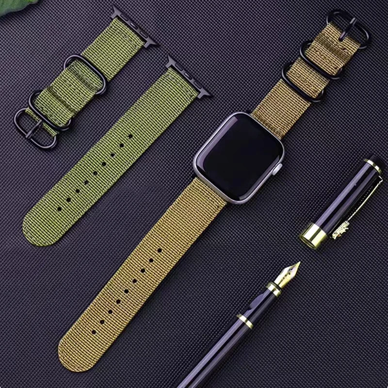 ナイロンストラップ Apple watch ウルトラ 49 ミリメートル 10 42 ミリメートル 46 ミリメートル 9 8 7 45 ミリメートル 41 ミリメートル編組通気性ブレスレット iwatch 6 5 4 3 SE 44 ミリメートル 40 ミリメートル