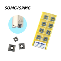 10Pcs DESKAR Original U Drill Insert Somg040202 Spmg050204 060204 07T308 090408 110408 LF6018 Carbide Inserts For U Drill Cnc
