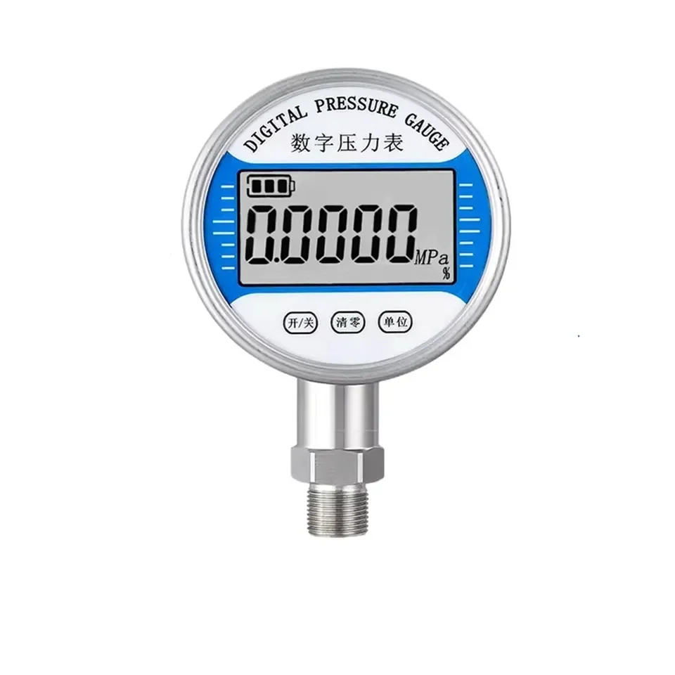 M20*1.5 G1/2 Water Digital Pressure Test Gauge Liquid Digital Pressure Gauge Manometer 100mm