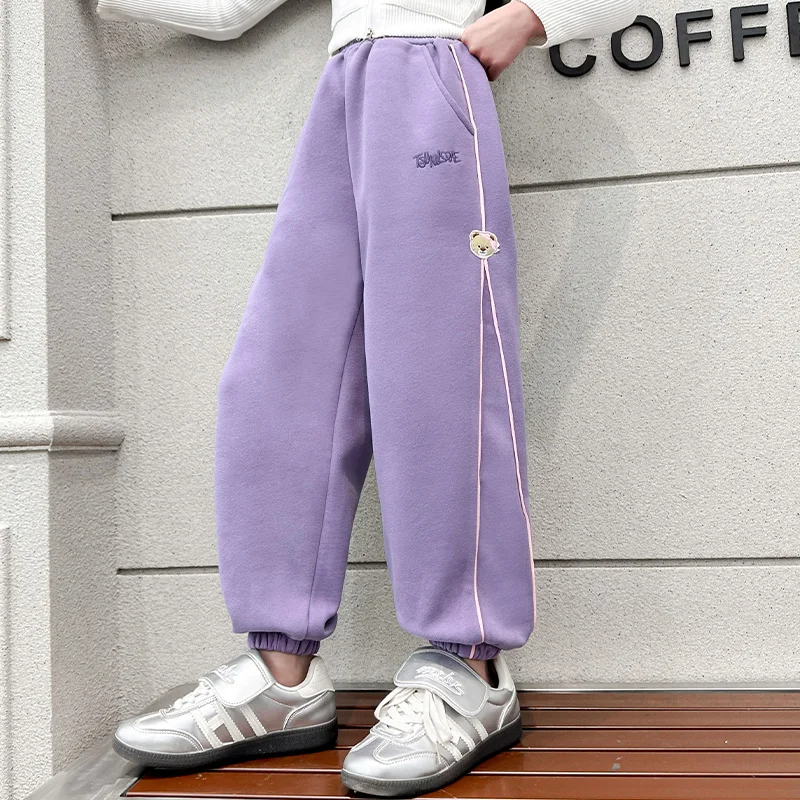 Spring New Girls Pants Bloomers Cargo Harem Pants Cotton trousers Sweatpants for 5 6 7 8 9 10 11 12 13 Years Kids Girls Clothing