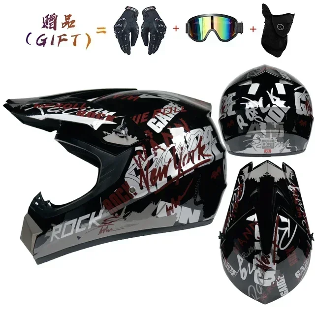 Motorhelm Full Face Racing Off Road Cross Motocross Capacete Motocross Cascos Para Motos Mountain Downhill Fiets DOT