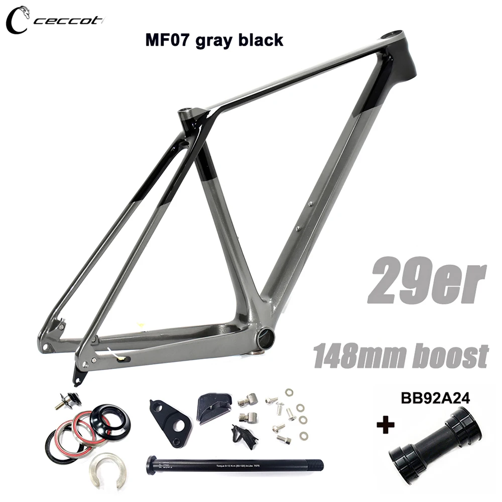 

Рама для горного велосипеда CECCOTTI 29er T1000, карбоновая рама BSA 148x12 мм, рама для горного велосипеда 29