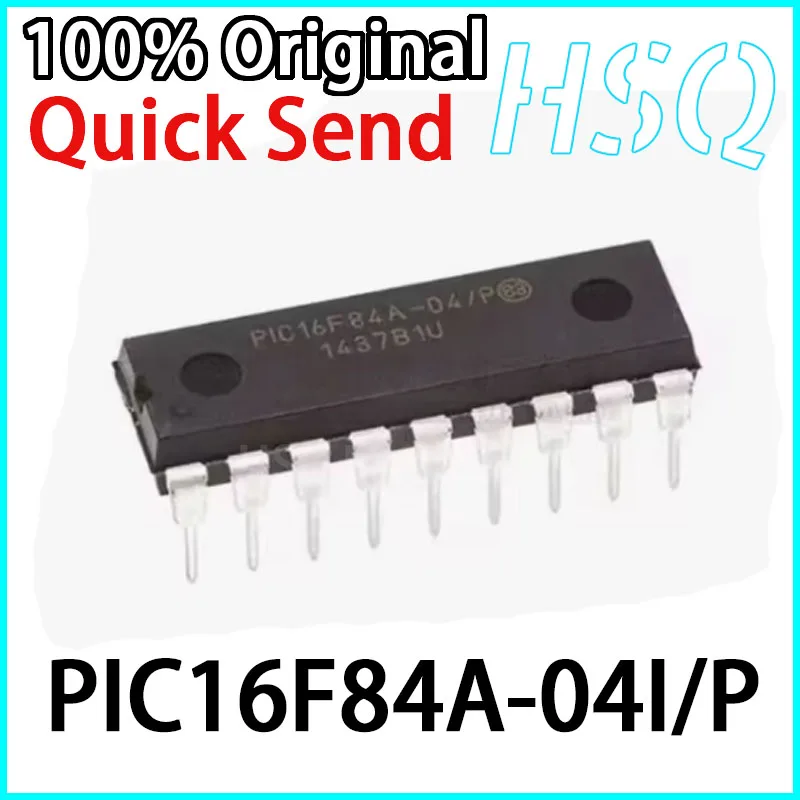 PIC16F84A-04/P Direct Insertion DIP-18 Microcontroller Brand New Original PIC16F84A-04I/P in Stock 1PCS