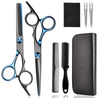Professional Hair Cutting Scissors Set, Stainless Steel Barber Shears for Normal-Curly Hair,Volumizing Hair Care Tools with Comb