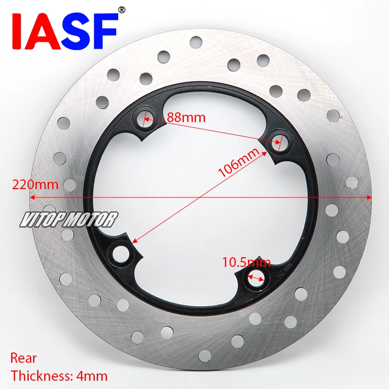 Fits for Honda CBR600 CBR600RR 1991-2018 CBR900 CBR900RR 1992-2003 Hornet F1/F2/F3/F4/F5/F6 2002-2005 Motorcycle Rear Brake Disc