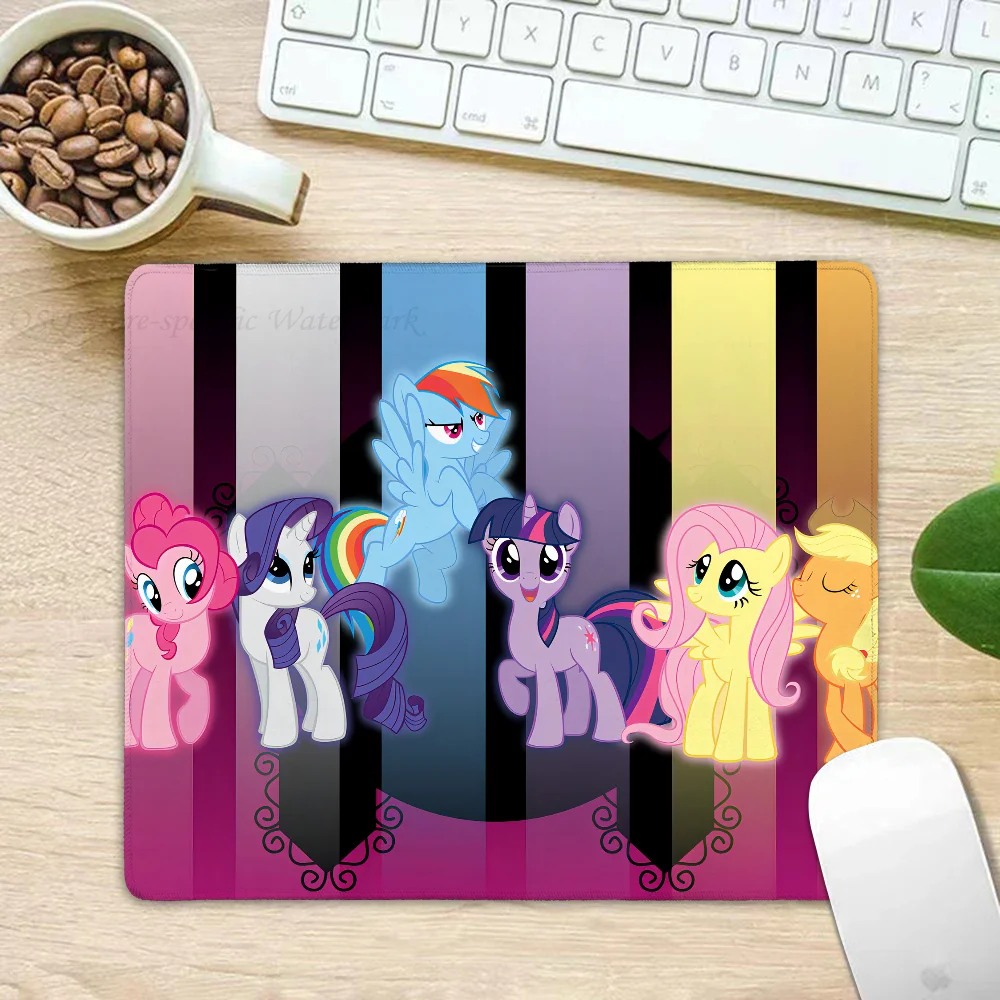 Animation My Little P-Pony Mousepad Small LockEdge Mouse Pad For Gamers, Computer Desk Pad, Rectangular Anti-slip Rubber