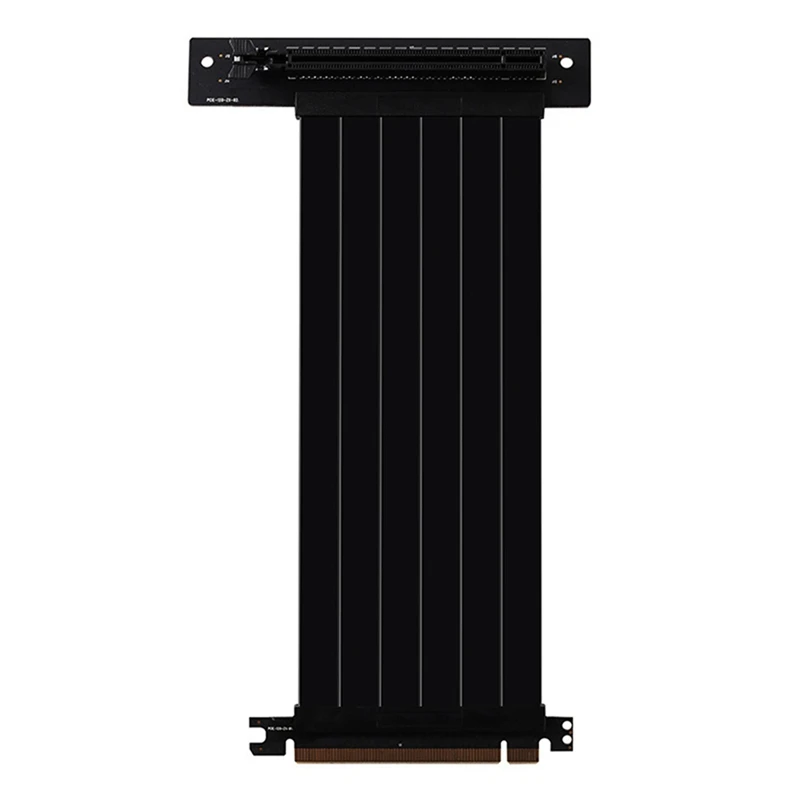 Performancepci-E 3.0 Riser Cable 90 Degree Extension High Speed Flexible Extender For Graphics Card