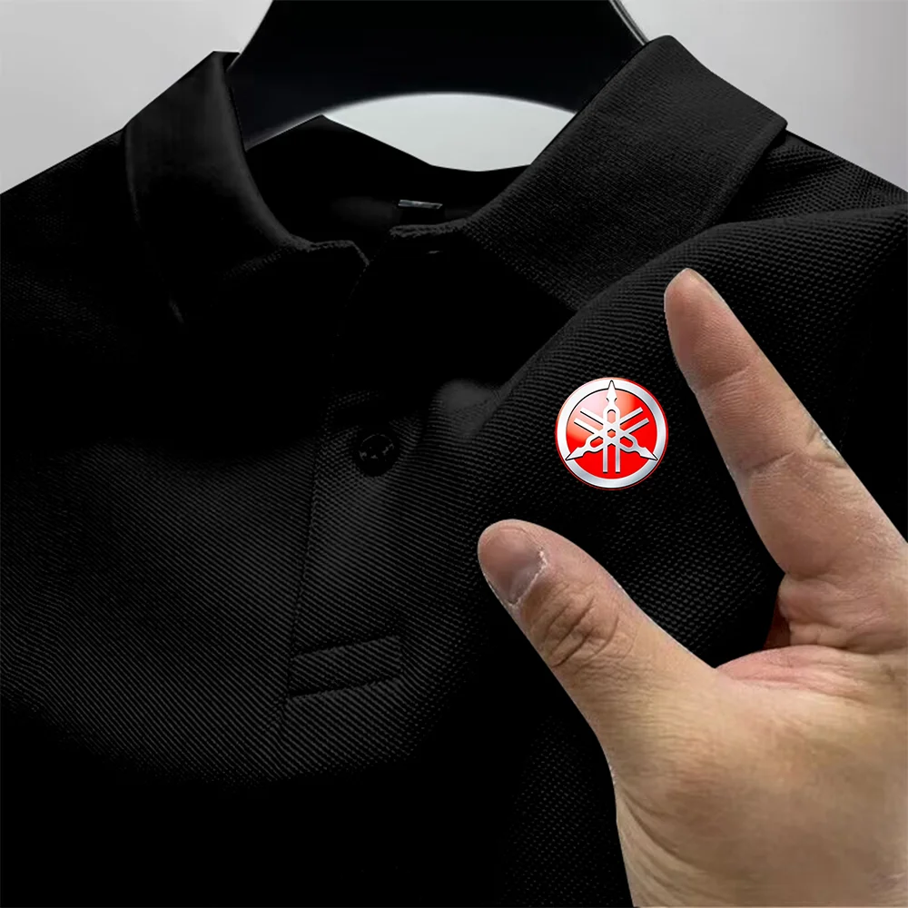 2026 Summer Men's Yamaha Casual Polo Shirt, Business Casual Luxury Polo Shirt, High-Quality Men's Short-Sleeve Polo Shirt