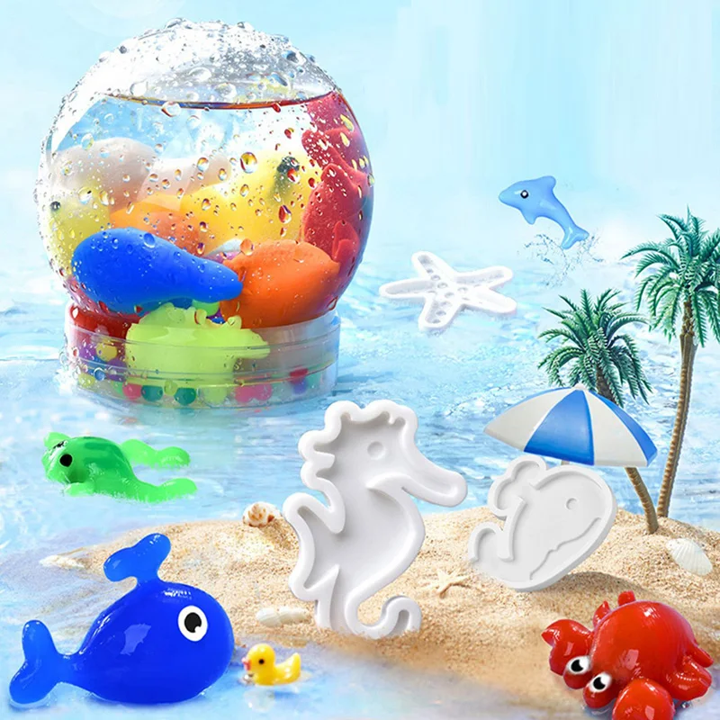 DIY Fairy Magic Water Elf Ocean Mold Companion For Kids 3D Handmade Kits Aqua Fairy Gel Toy Set Children Educational Toys Gift