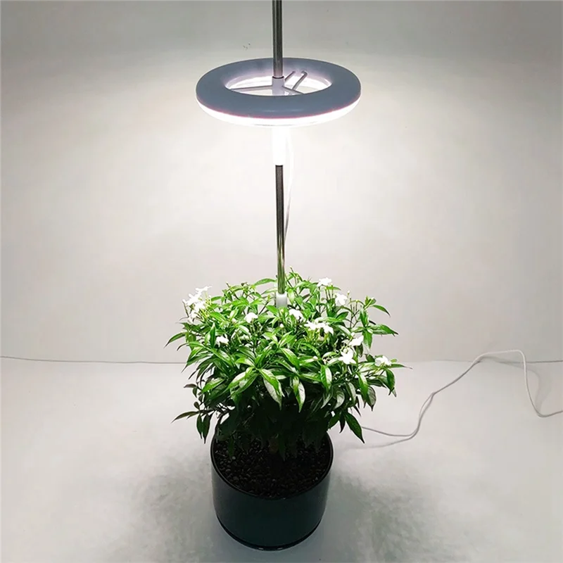 A43F-Plant Grow Light Lampada da coltivazione a LED Spettro completo per piante da interno Bonsai Dimmerabile regolabile in altezza e timer automatico