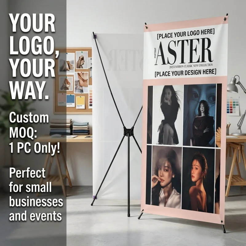 60x160 80x180cm X Banner StandTarpaulin Standee Tarp Stand For Tarpaulin