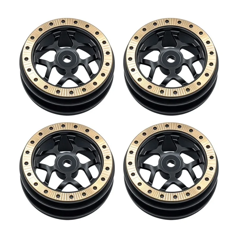 AS96-Brass Wheel Hub Kit For HB 1/16 Scale RC Cars- 1601-1612 Model Upgrades Accessory