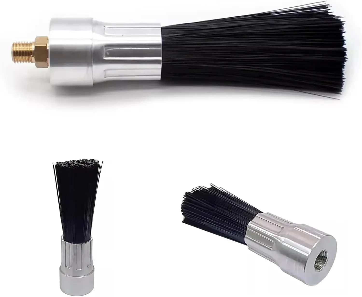 5pcs Lubricating Round Oil Brush Guide Rail Nylon Refueling Machine Chain/escalator Automatic Refueling Brush M8/M10 4MM/6MM