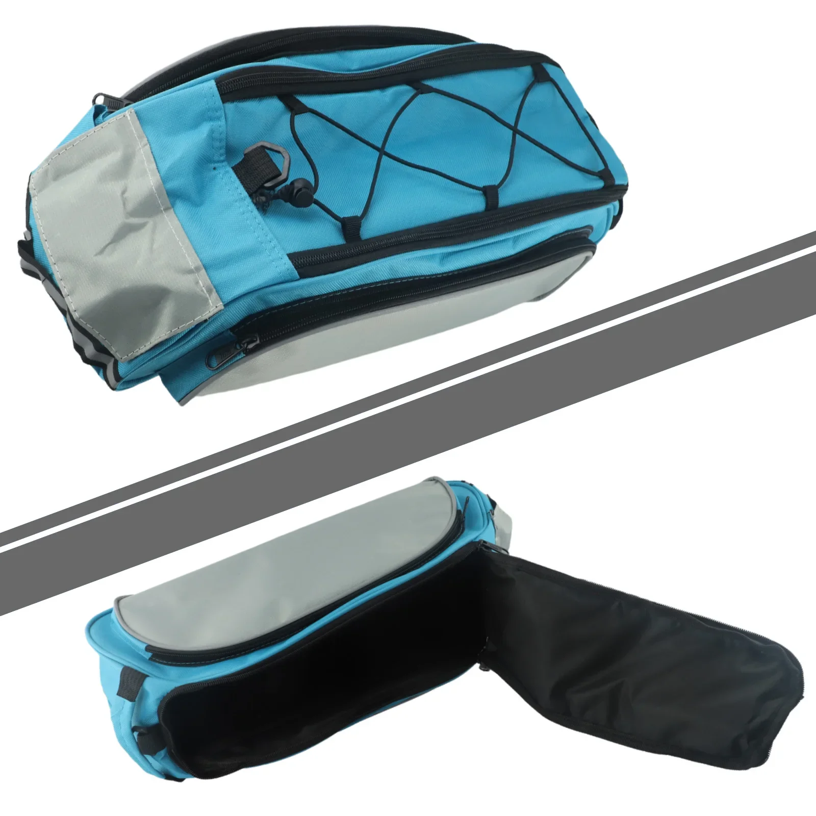 

Electric Bicycle Rear Saddle Bag Large Capaciy Tail Bag For E-bike Waterproof Rack Trunk Storage Bag Cycling Replace Accessories