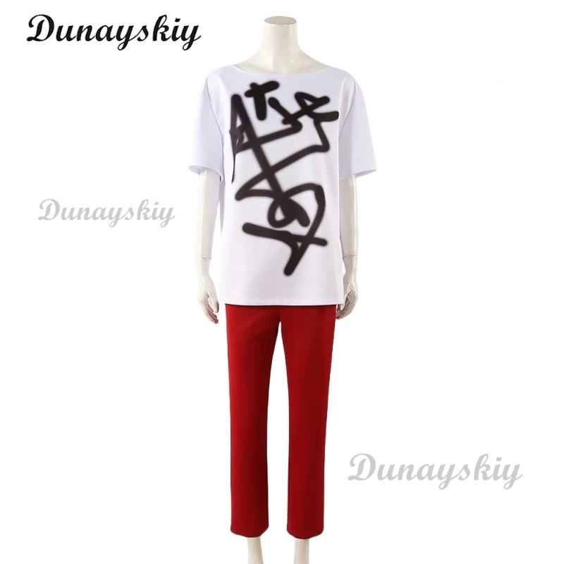 맞춤형 애니메이션 ALIEN STAGE 틸 코스프레 의상 가발 셔츠 바지 초커 스티커 귀걸이 무대 아이돌 파티 공연 의상