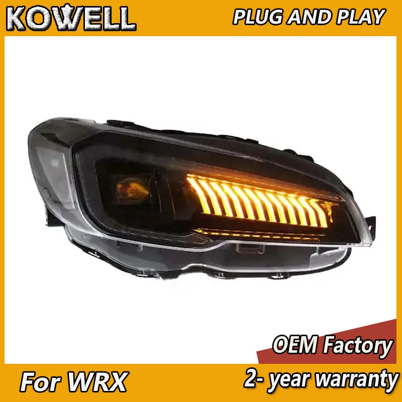 

Car Styling for Subaru WRX Headlight 2015-2021 WRX Head Light DRL Turn Signal Low High Beam Projector Lens
