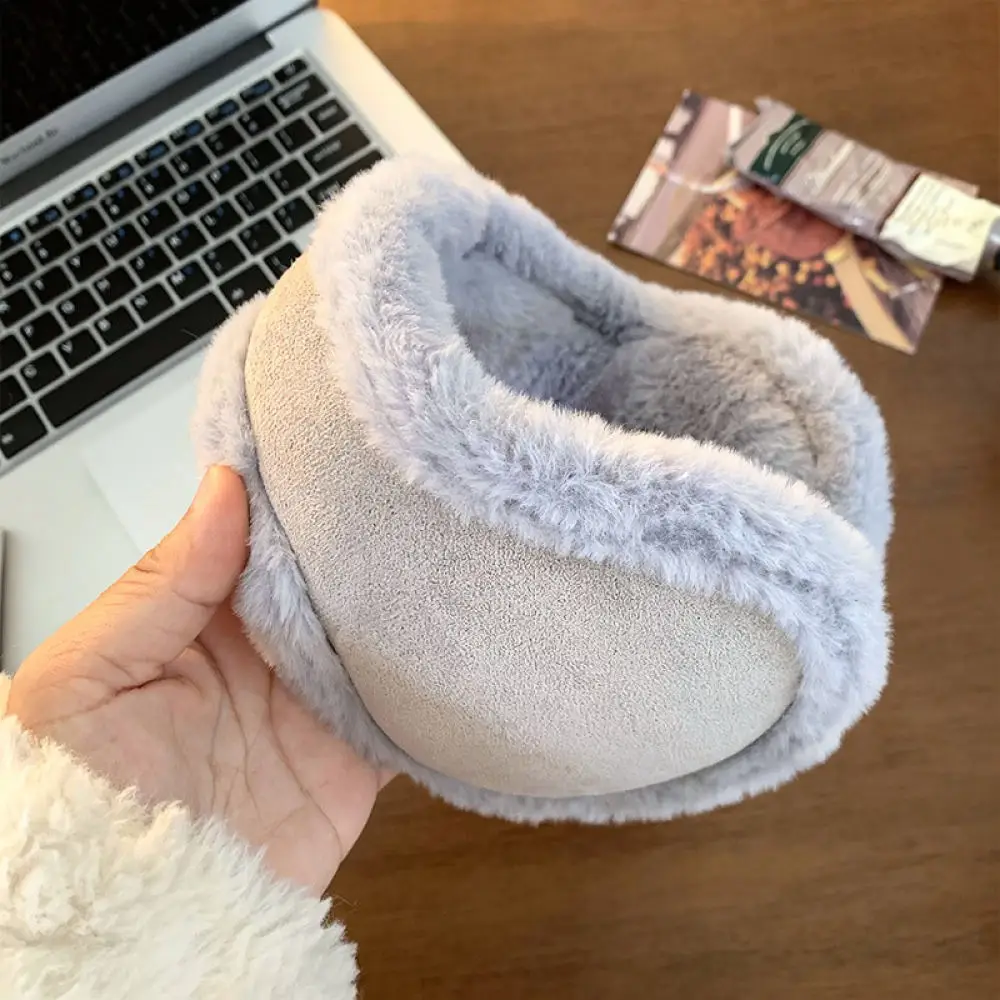 For Hi Mr Xu Winter Warm Earmuffs Foldable Unisex Plush Ear Covers Cold Protection Outdoor Cycling Gear Accessories